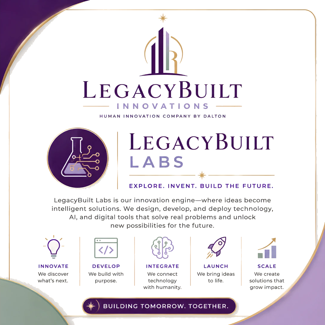 LegacyBuilt Labs technology and AI innovation icon