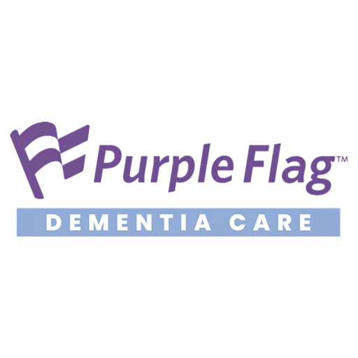 Purple Flag for Dementia Care logo