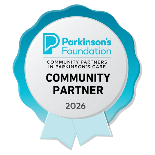 Parkinson's Foundation Community Partner in Parkinson's Care 2026 ribbon